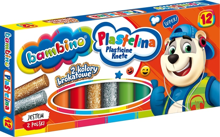 Plastelina 12 kolorów | Bambino