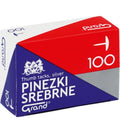 Pinezki metalowe srebrne GRAND op.100 szt. - Pinezki i tablice