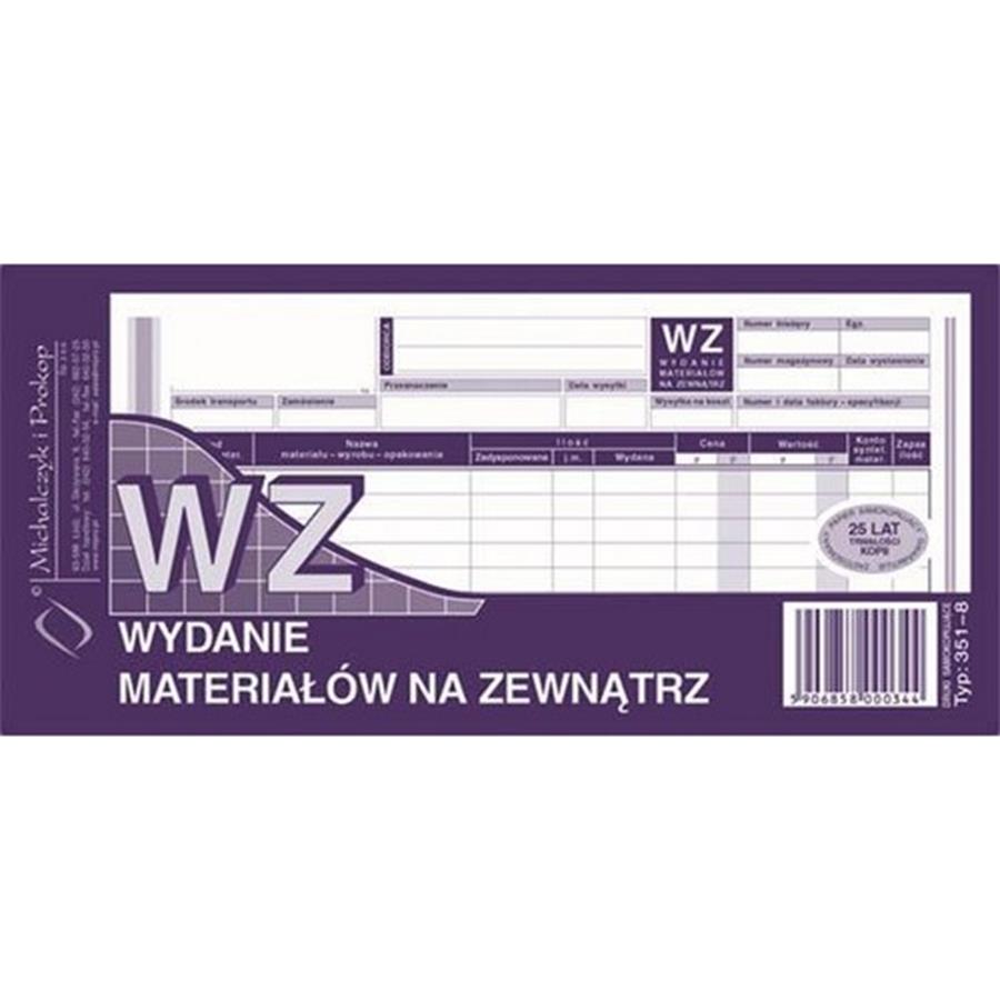 Druk WZ Wydanie Zewnętrzne wielokopia 2/3 A5 80k