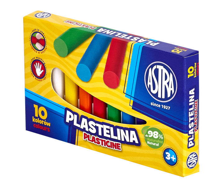 Plastelina 10 kolorów | Astra