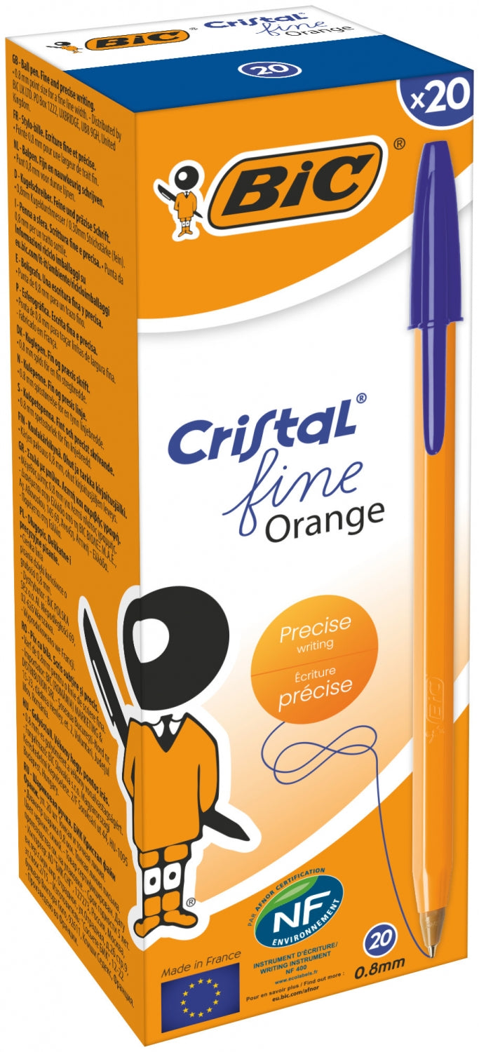 Długopis BIC Orange Original Fine niebieski 0,7 mm