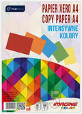 Papier kolorowy ksero A4 80g mix intensywny 5 kolorów op.100 ark. - Papier ksero