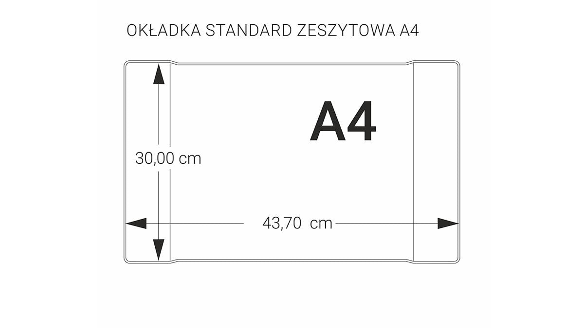 Okładka szkolna A4 bezbarwna 300