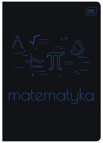 Zeszyt A5 60 kartek w linie Matematyka – Interdruk 70g UV