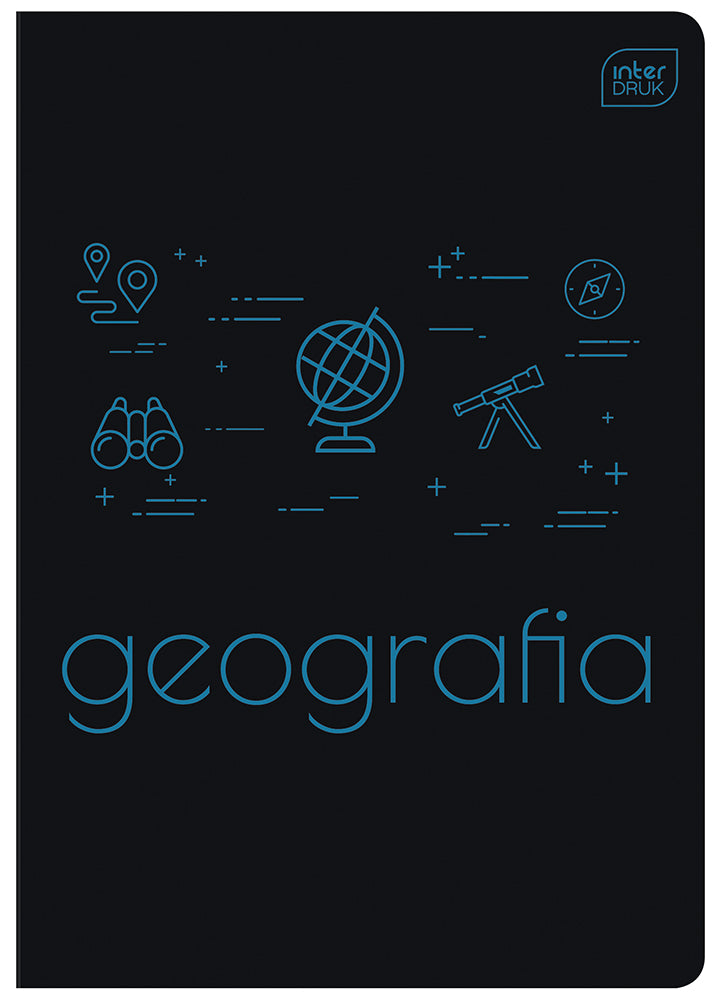 Zeszyt A5 60 kartek w linie Geografia – Interdruk 70g UV
