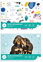 Blok rysunkowy A4 20 kartek biały, Interdruk - Bloki rysunkoweTygrysek Biuro Serwis