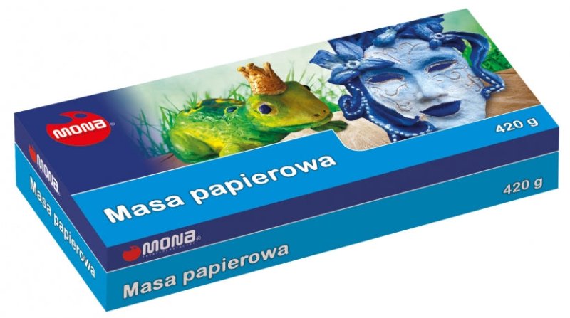 Masa papierowa do modelowania MONA 420 g - Masa plastycznaTygrysek Biuro Serwis