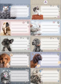 Naklejki na zeszyty pasek The Sweet cat&dog - artykuły szkolneTygrysek Biuro Serwis
