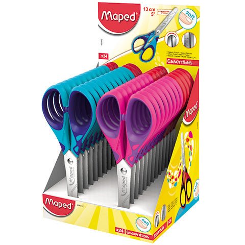 Nożyczki metalowe 13 cm z miareką Essentials Maped - Przybory szkolneTygrysek Biuro Serwis
