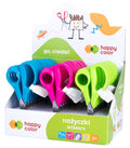Nożyczki szkolne Happy Color 14 cm – zaokrąglone, dla prawo- i leworęcznych - NożyczkiTygrysek Biuro Serwis