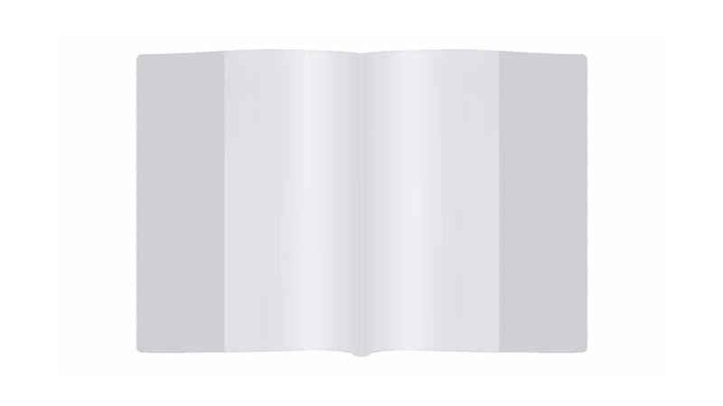 Okładka na zeszyt A5 bezbarwna PVC Biurfol 212x303 mm - OkładkiTygrysek Biuro Serwis