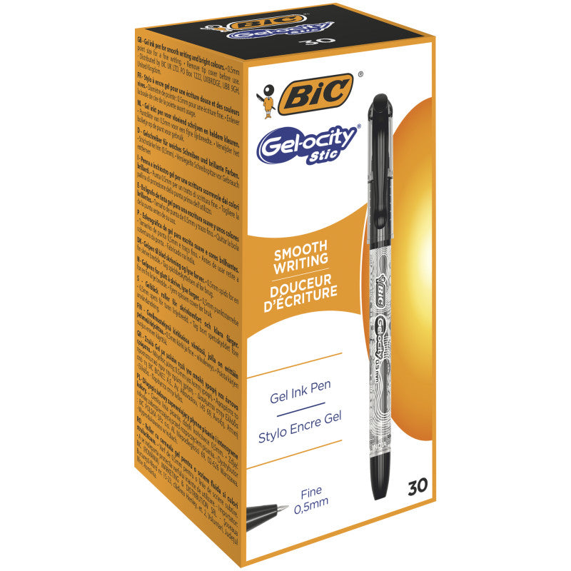 Długopis żelowy BIC Gelocity Stick czarny 0,5 mm