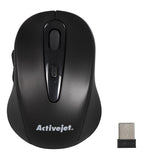 Mysz bezprzewodowa Activejet AMY-213 optyczna 1600 DPI czarna - Myszy i klawiatury