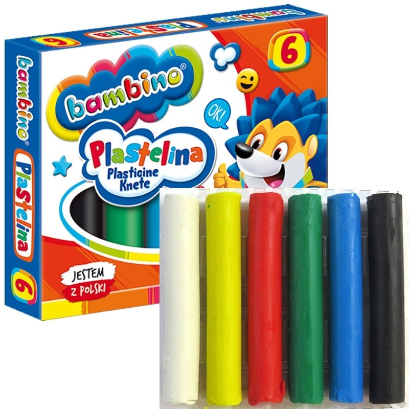 Plastelina Bambino 6 kolorów