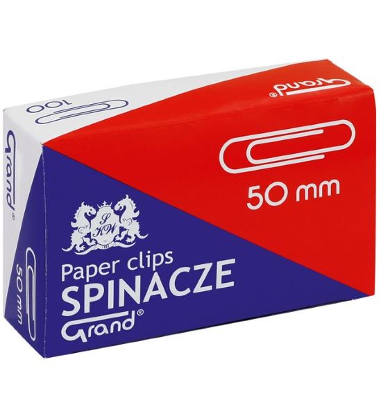 Spinacze okrągłe GRAND 50 mm 100 szt. - SpinaczeTygrysek Biuro Serwis