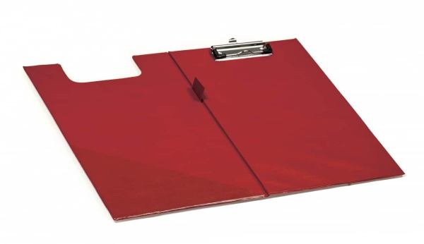 Teczka z klipem A4 czerwona PVC Taurus - Clipboardy i teczkiTygrysek Biuro Serwis