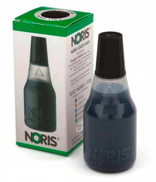 Tusz do stempli Noris 110S czarny 25ml - Akcesoria biurowe Tygrysek Biuro Serwis