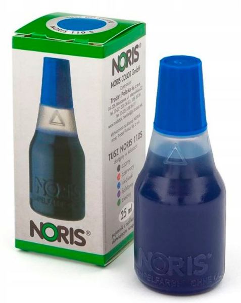 Tusz do stempli Noris 110S niebieski 25ml - Akcesoria biurowe-Tygrysek Biuro Serwis
