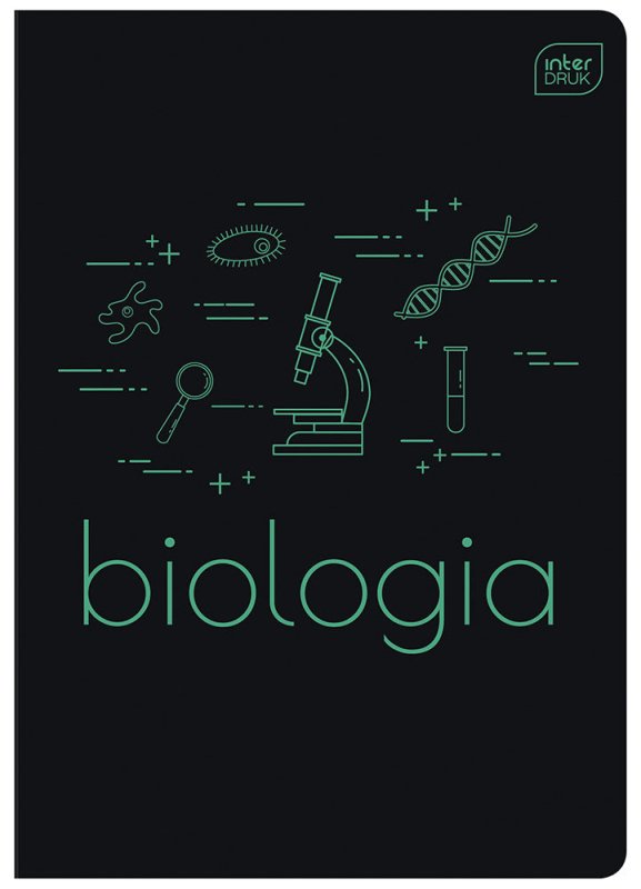 Zeszyt A5 60 kartek w linie Biologia – Interdruk 70g UV - Zeszyty i blokiTygrysek Biuro Serwis