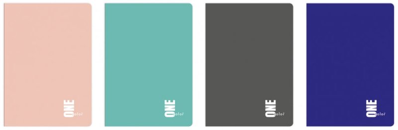 Zeszyt A5 96 kartek w kratkę One Color Interdruk - ZeszytyTygrysek Biuro Serwis